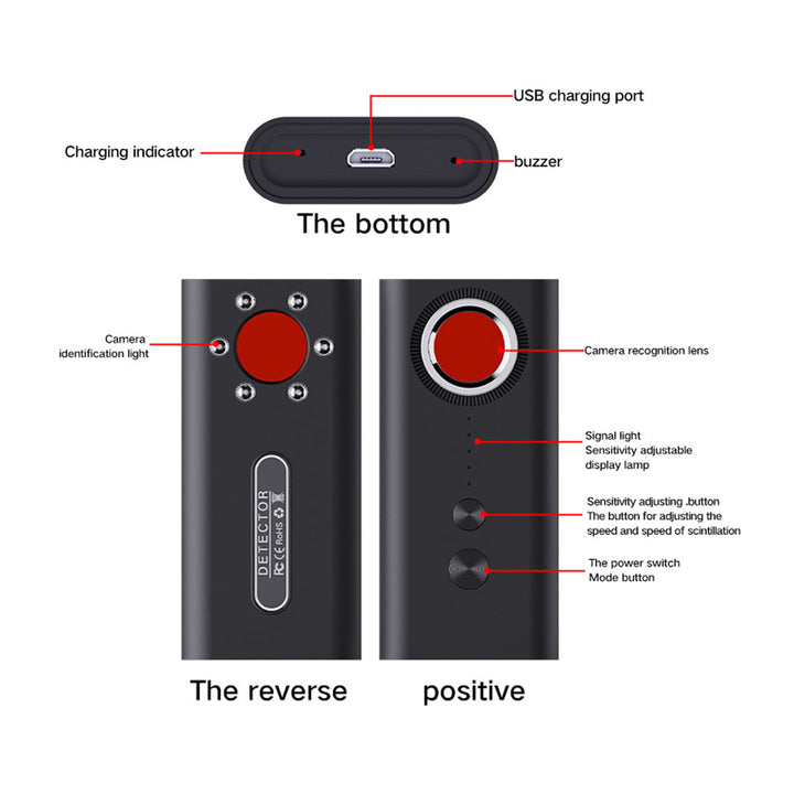 Mini Rechargeable Spy Camera Detector