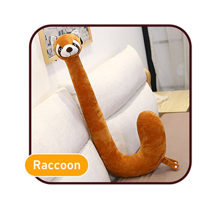 U-shaped Cartoon Animal Pillow Mobile Phone Holder Neck Hanging Adjustable Lazy Bracket