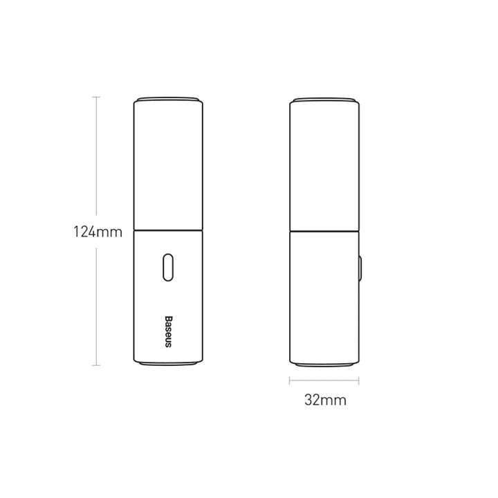 Baseus Portable Handheld Fan Square Tube Mini Fan Rechargeable Summer Cooling Fan 