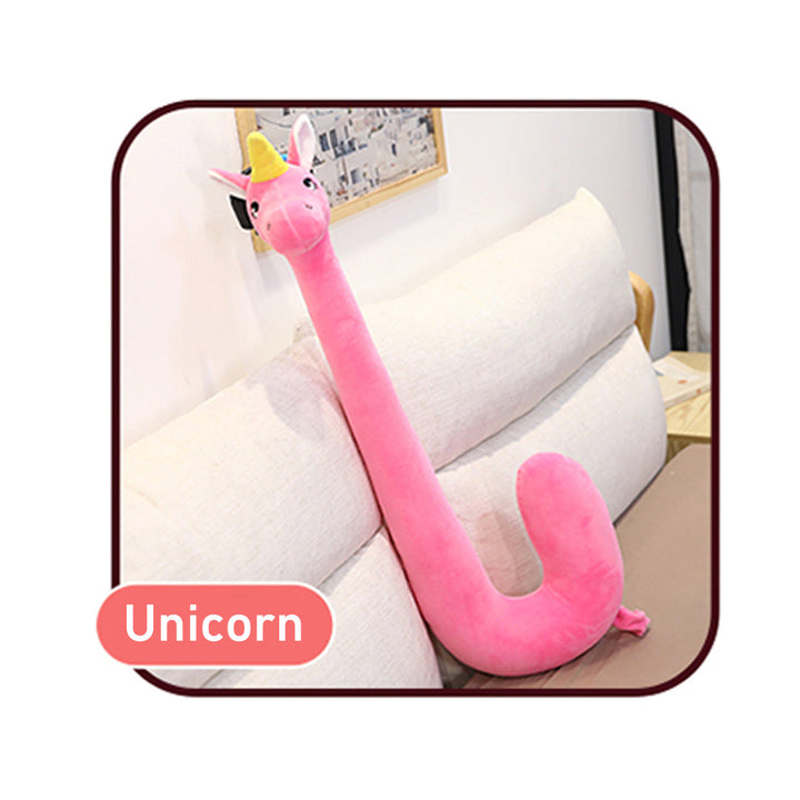 U-shaped Cartoon Animal Pillow Mobile Phone Holder Neck Hanging Adjustable Lazy Bracket