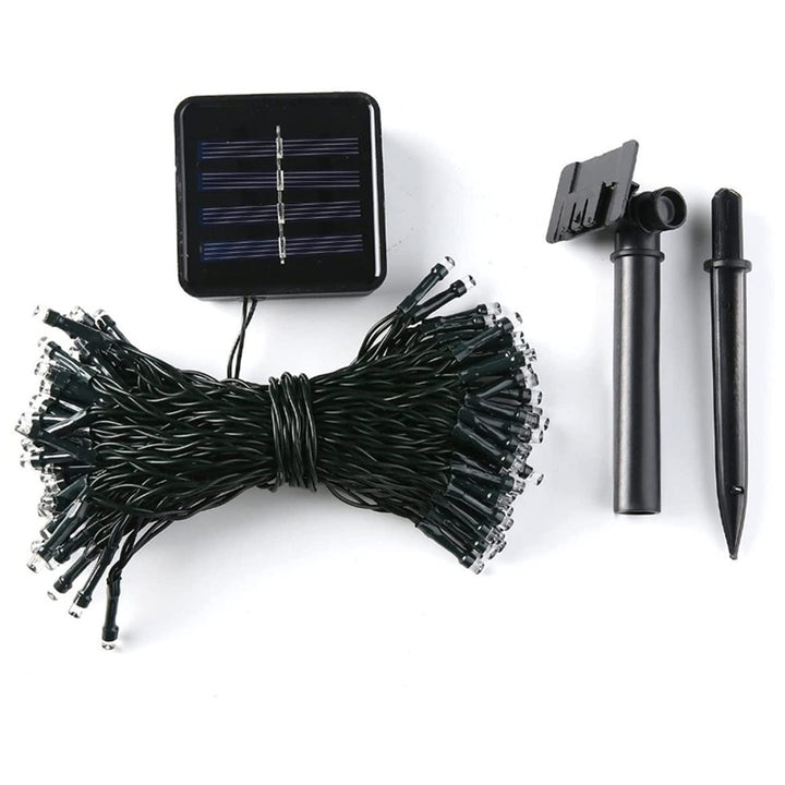 Waterproof Multi Color Solar String Light For Outdoor Decoration (Size: 12Meter 100LED)