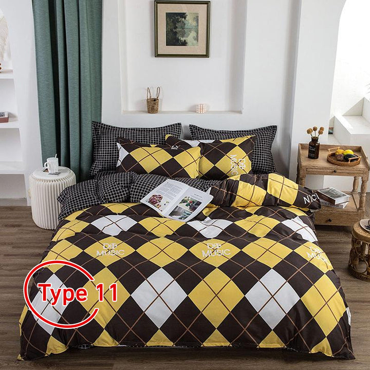 Bedding Set with 4 * 1 Comforter Modern and Elegant Design