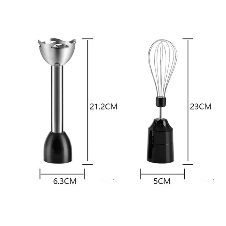 SOKANY 8-in-1 Stainless Steel Sauces Electric Hand Mixer Whisk Meat Grinder Egg Smoothie Paste Blender Eggbeater