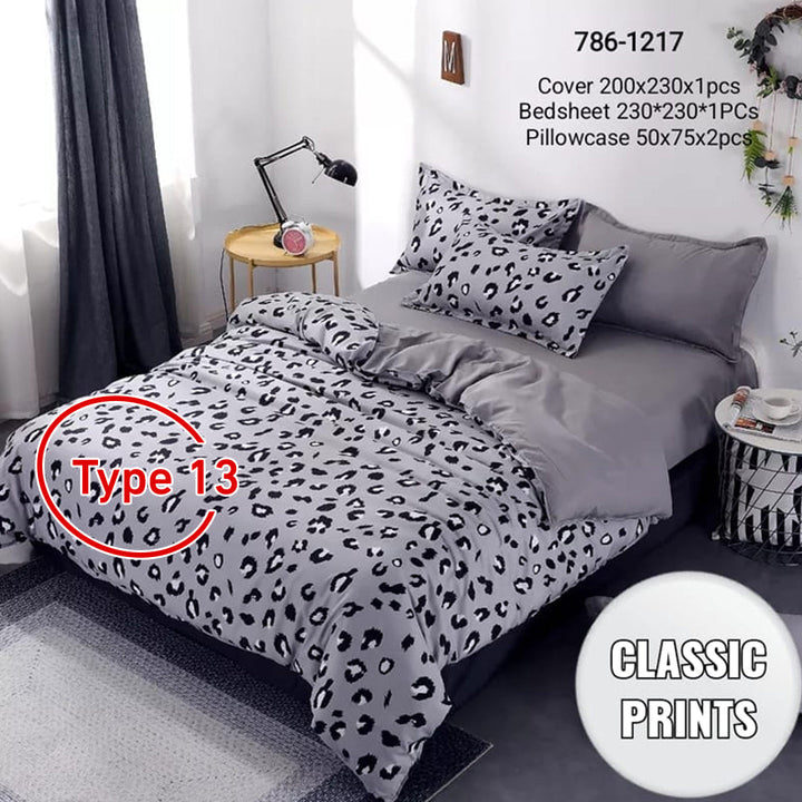 Bedding Set with 4 * 1 Comforter Modern and Elegant Design