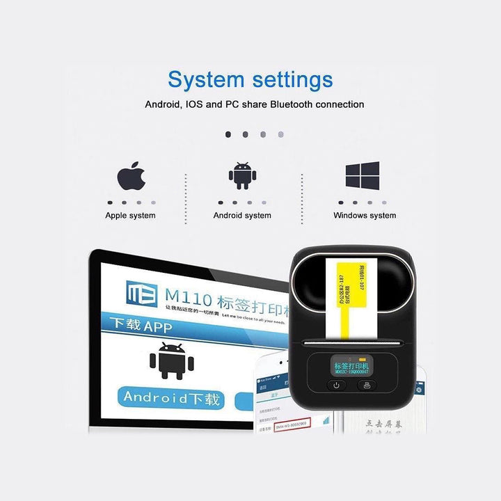 Label Printer- Portable Mini Bluetooth Thermal Label Maker