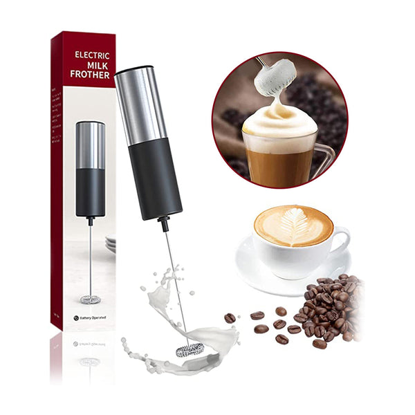 Mini Handheld Electric Milk Frother Suitable for Making Hot and Cold Drinks