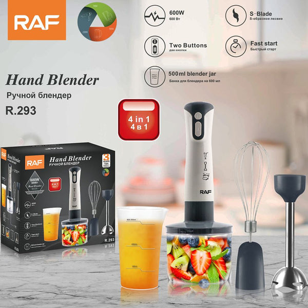 RAF R.293 4x1 Electric Blender, 600W, 500ml