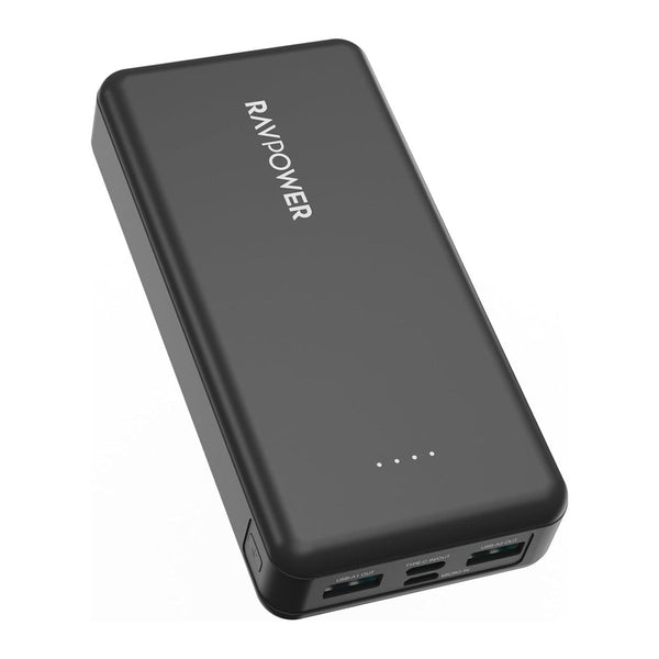 RAVPower RP-PB1216 Power Bank with 4 Ports, 15W PD Power, 20000mAh