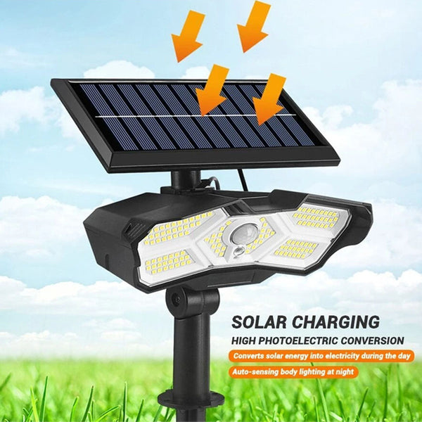 Waterproof Solar Powered LED Ground Lamp with Remote