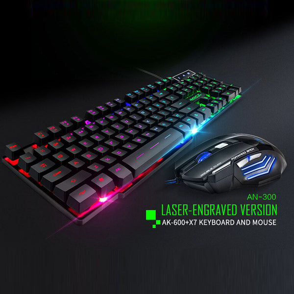 iMICE AN-300 USB WIRED BACKLIT GAMING KEYBOARD MOUSE COMBO