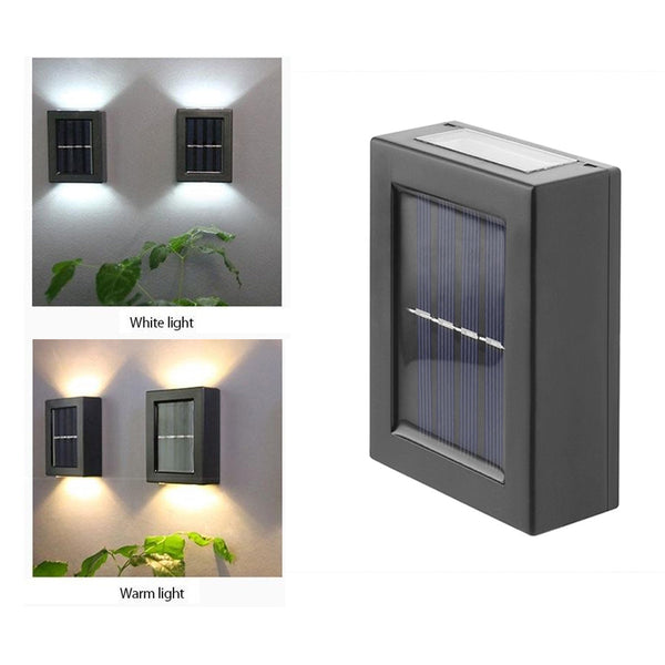 Solar Wall Lamp Outdoor Waterproof Light Street Lights Up-Down Lighting