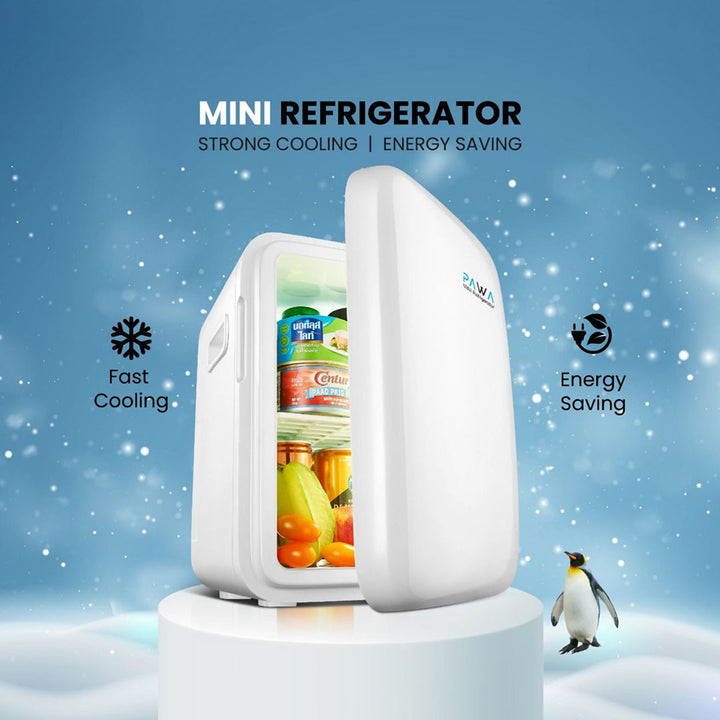 PAWA MINI REFRIGERATOR 10L Energy Saving With Dual cooling and heating functions 