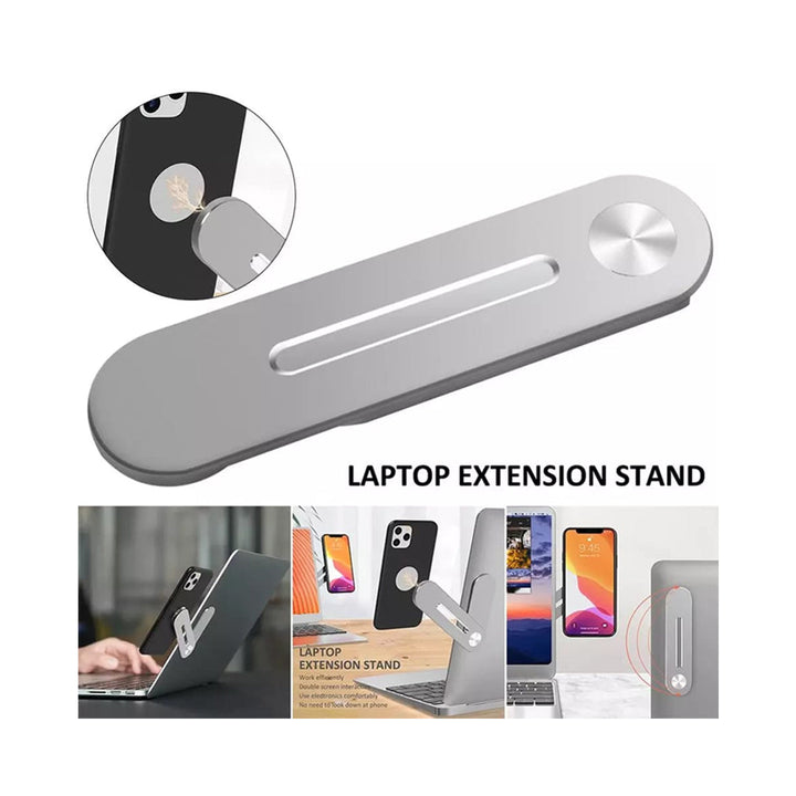 Expandable and Foldable Aluminum Alloy Flexible Magnetic Laptop Stand