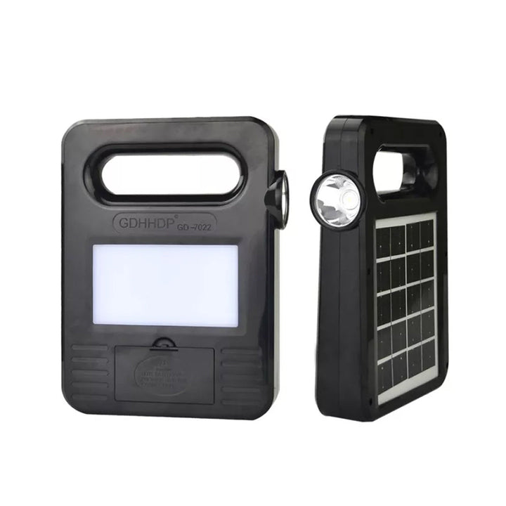 GD-7022 Rechargeable Solar LED Light with USB Cable Energy Saving  