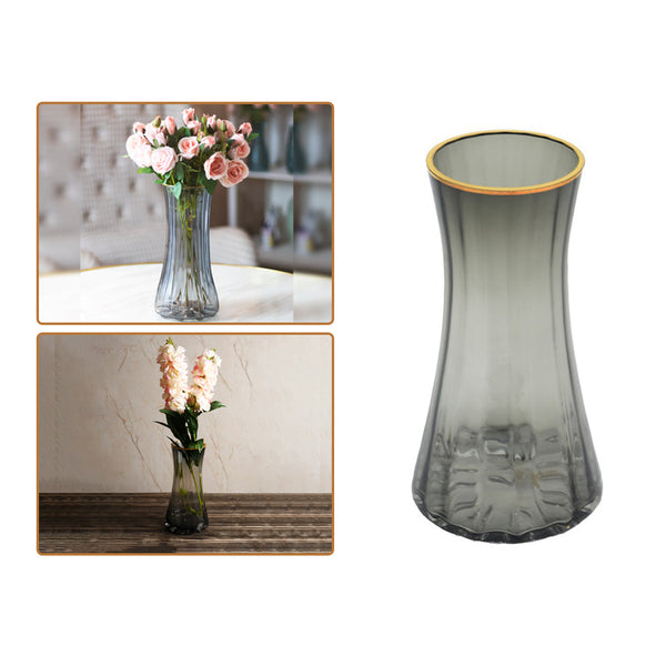 Elio Glass Decorative Vase Lustrous, Beautiful, and Durable  