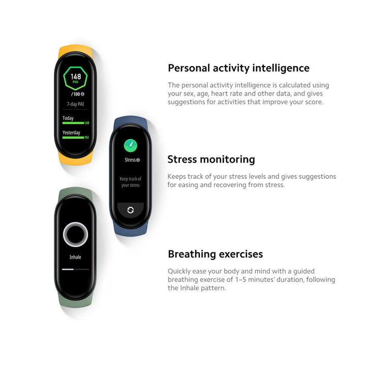 Xiaomi Mi Band 6 1.56 Inch Full Touch Screen 5ATM Waterproof Smart Band Bracelet