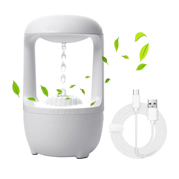 Smart Ultrasonic Air Anti-Gravity Humidifier LED Light Mist Mist with 2 Light Modes