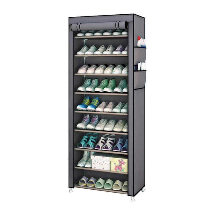 Multi-Functional 9 Tier Shoe Organizer and Shoe Rack