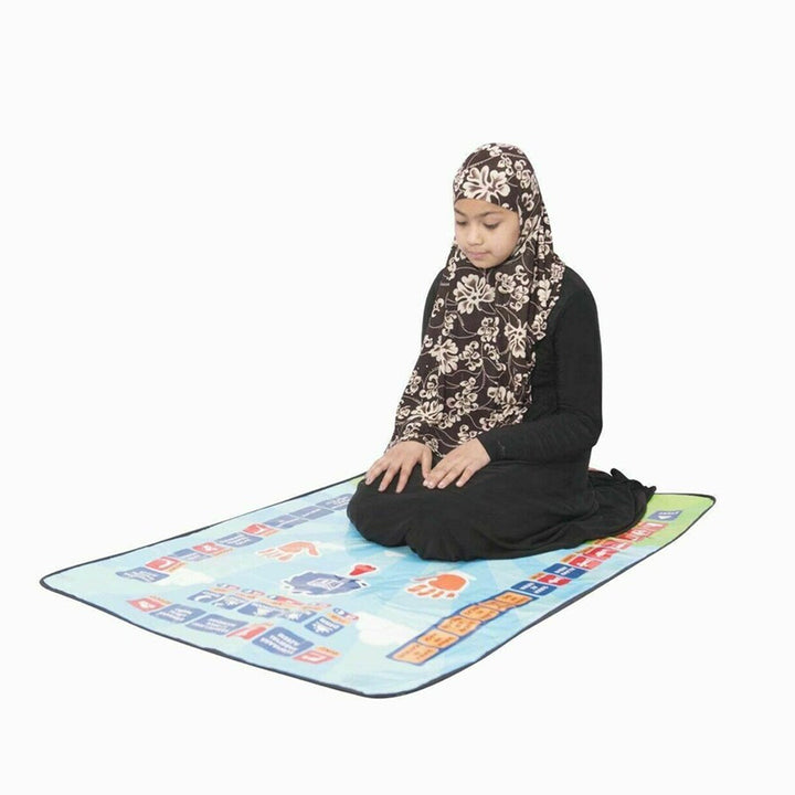 Smart Prayer Mat Foldable and Adjustable Waterproof with Instructional Book