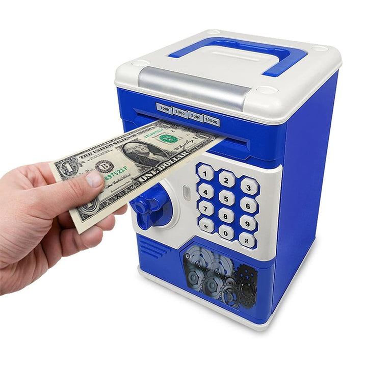 kids toy mini password money box mini atm bank toy bank safe money box