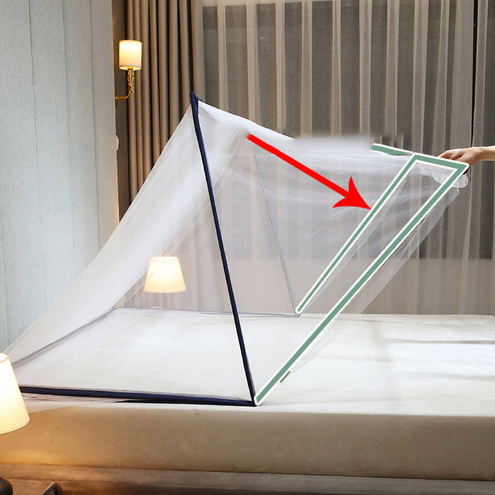 Folding mosquito net that repels the smallest insects, size 125 cm x 63 cm x 55 cm 