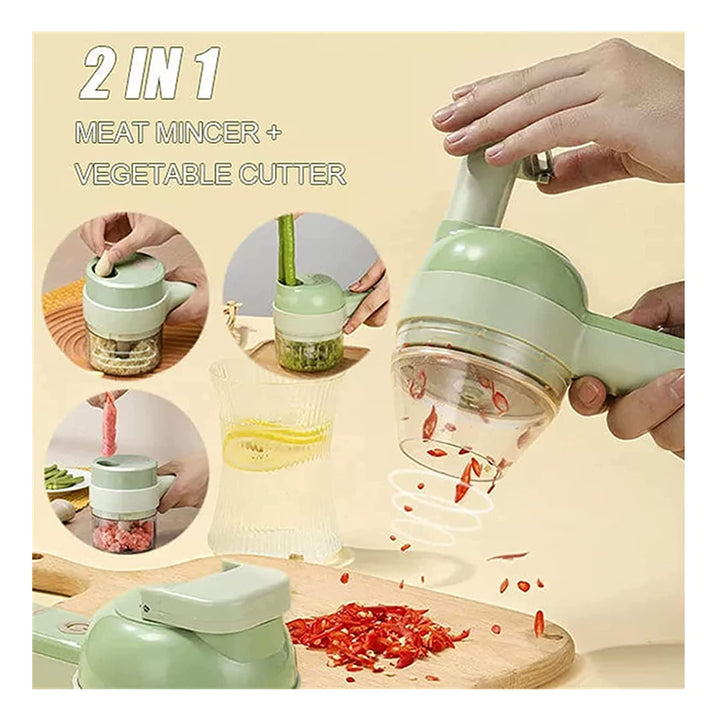 4 in 1 Mini Food Processor Electric Food Chopper