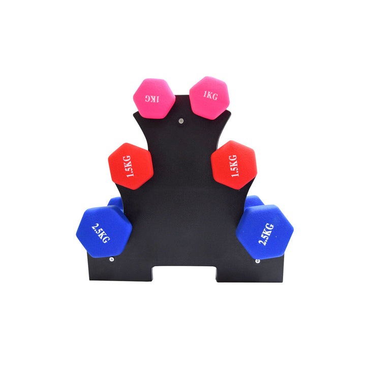 Dumbbells Set 10KG - 01 + Rack