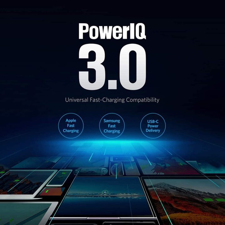 ANKER POWERPORT ATOM III (TWO PORTS) WITH IQ 3.0 