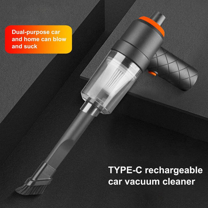 Three-Function Handheld Cordless Vacuum Cleaner - Suction, Blow and Clean