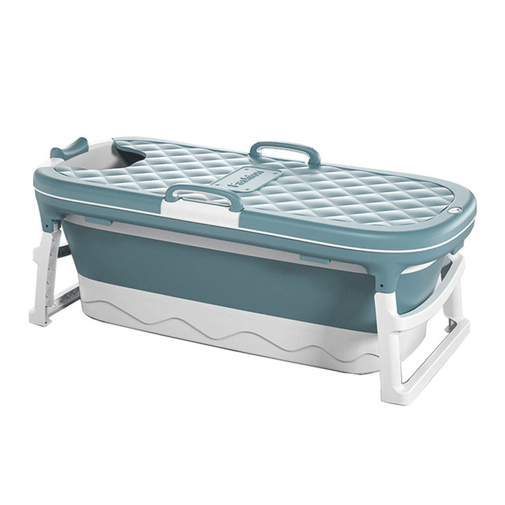 Portable Bathtub Large Folding Plastic Adult Bathtub with Cover