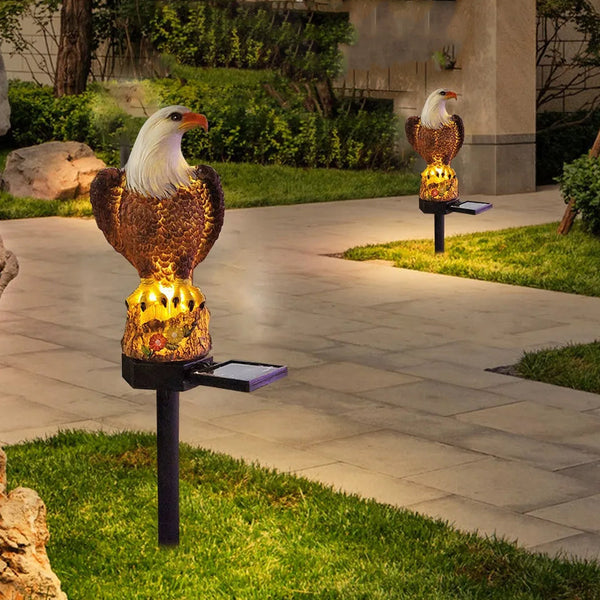 Eagle Led Solar Light Eagle Lawn Outdoor Lamp