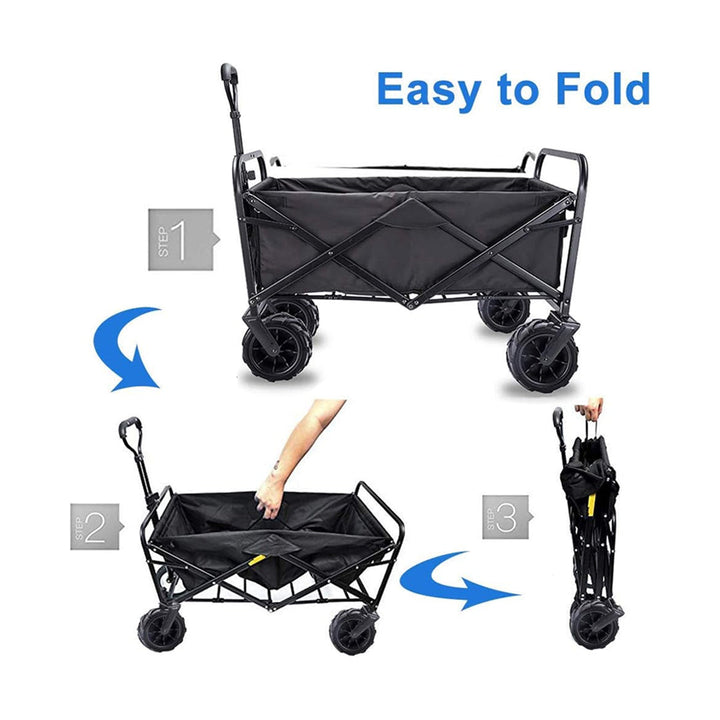 Trolley Foldable Cart Heavy Duty Trolley Pull Wagon Truck