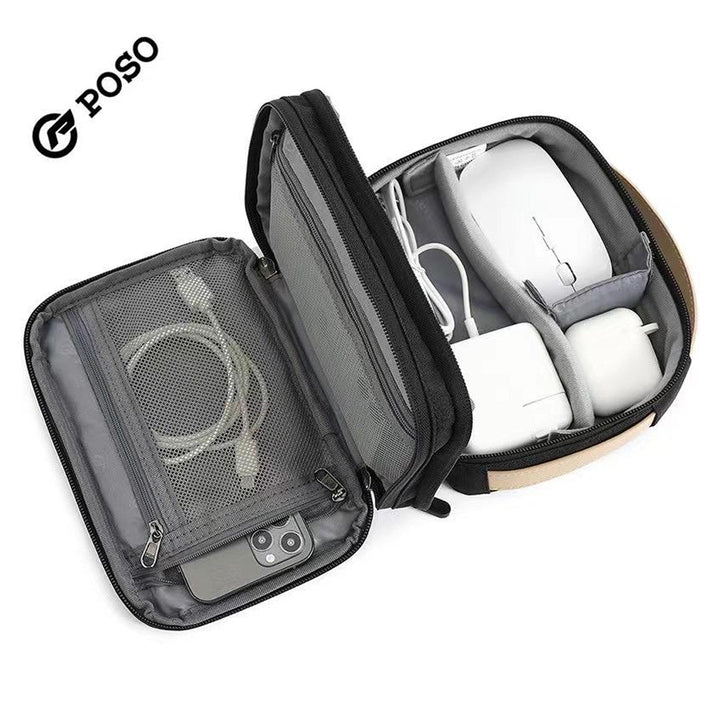 Poso Bag Large and spacious with multiple pockets with USB port for charging the phone