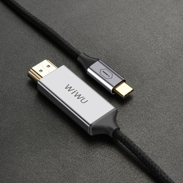 WiWU Type C to HDMI Coaxial Nylon Braided Cable