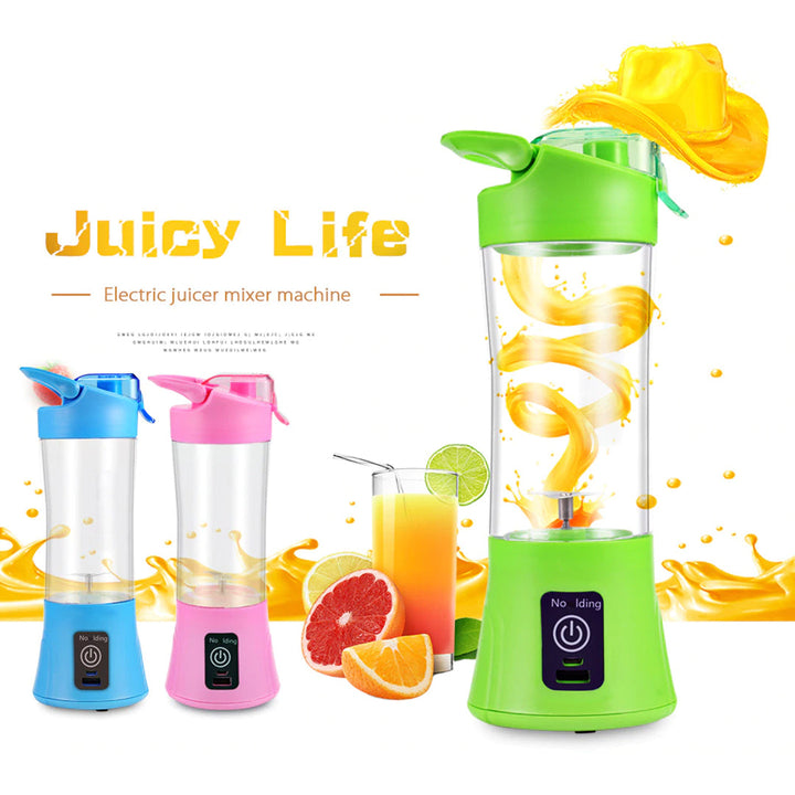 Portable Blender Juicer Cup USB Rechargeable Electric Automatic