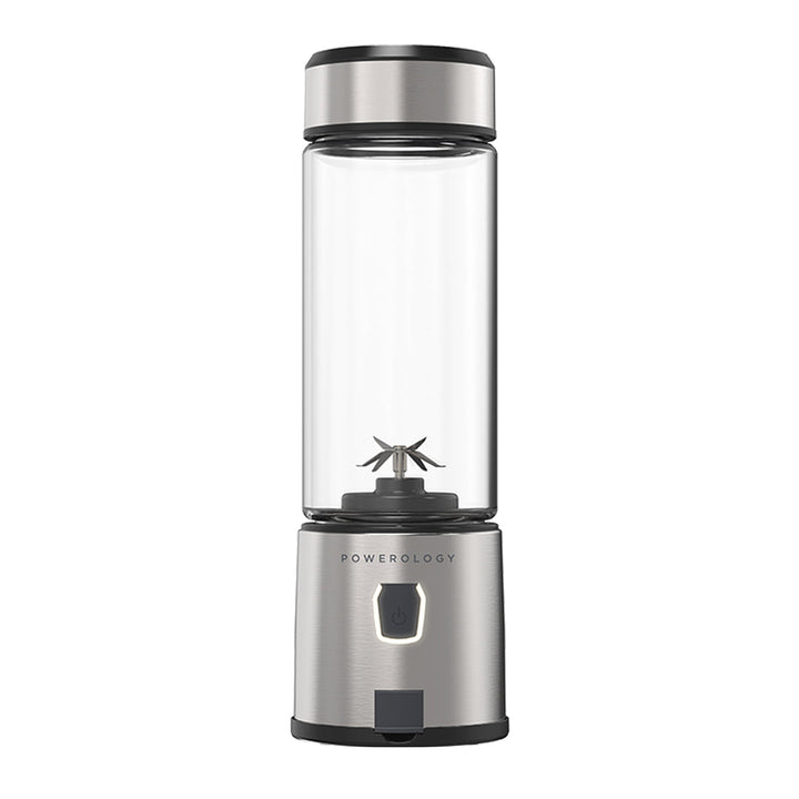 Powerology High-Powered Portable Juicer 450ml Stainless Steel and Borosilicate Glass