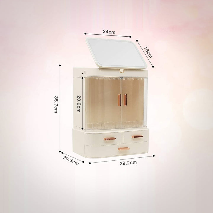 Cosmetics Organizer and Storage Box for cosmetics and makeup accessories 