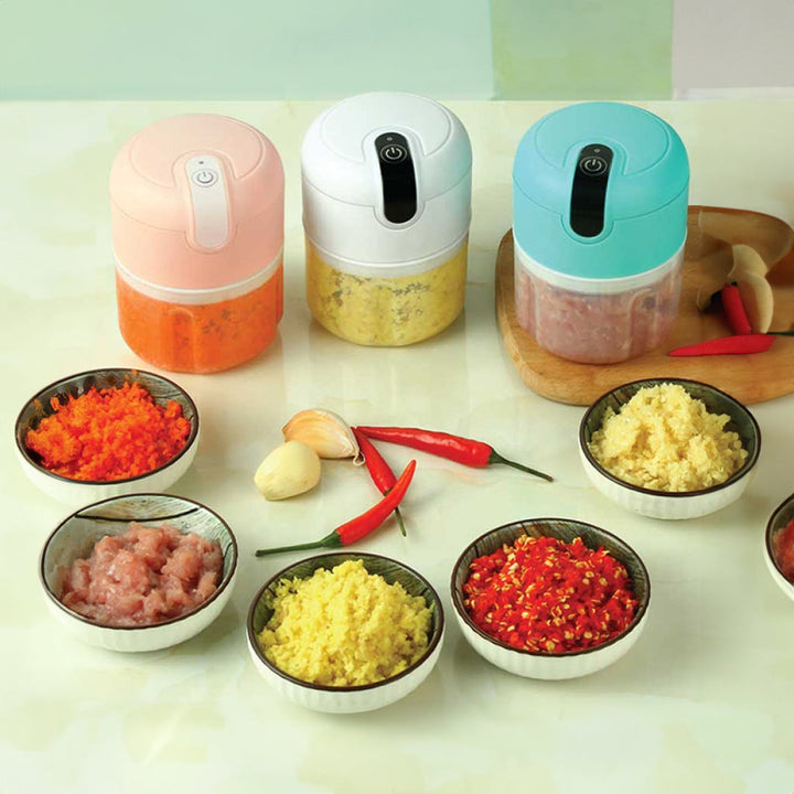 USB Charger Mini Vegetable and Meat Multi Function Food Chopper