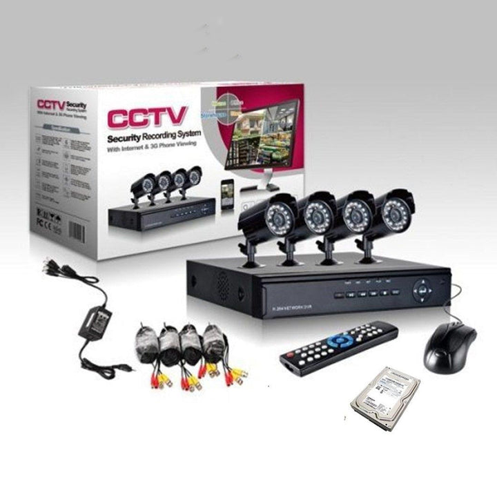 4 Channel CCTV Security Kit With Internet & 5G Phone Viewing, Day & Night Surveillance (Not Including Installation)