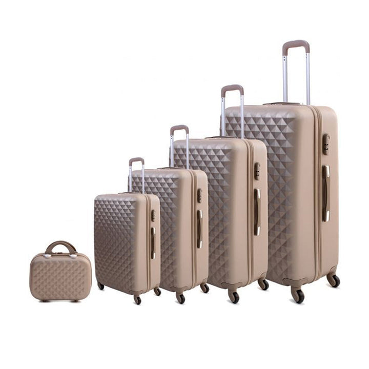 Luggage Trolley Bags set of 5Pcs Design Combines Luxury, Elegance and Practicality