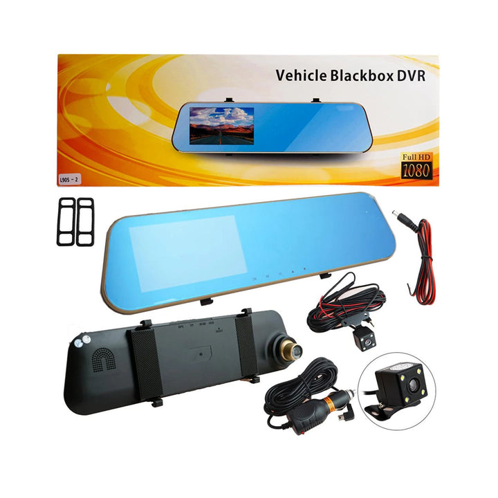 Car Blackbox DVR Front Mirror Camera For Front And Back Recording