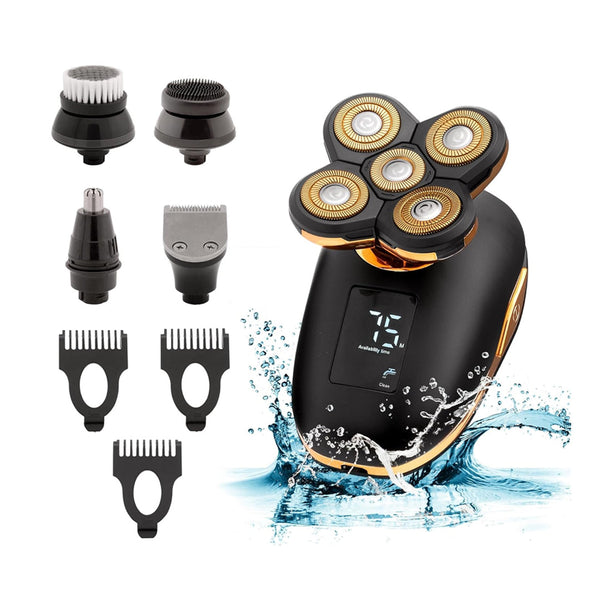 5 in 1 Electric Shaver and Trimmer with 3 Combs