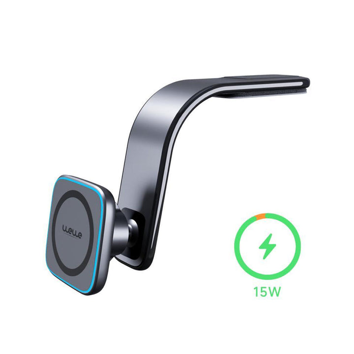 WeWe 15W Wireless Bendable Car Phone Charger with Magnetic Mount