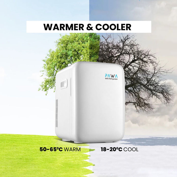 PAWA MINI REFRIGERATOR 10L Energy Saving With Dual cooling and heating functions 