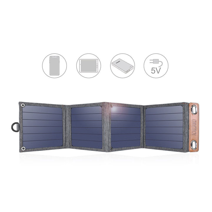 Choetech Solar Charger (SC004) 14W Lightweight Foldable Solar Charger