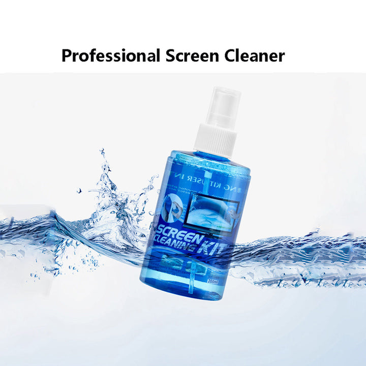 200ml Screen Cleaning Kit with Microfiber Cloth for Safe, Non-Scratch Cleaning