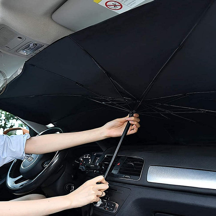 Anti-UV Windproof Car Sunshade Foldable Anti-falling