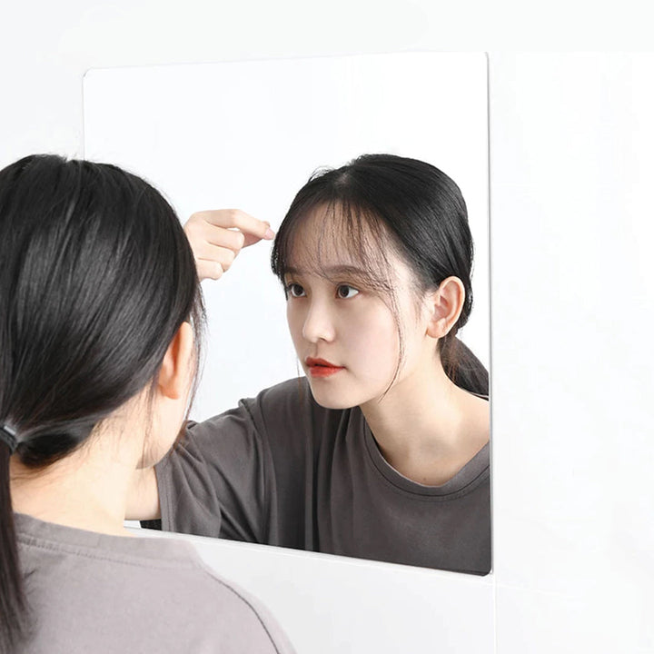 Flexible Mirror Wall Stickers Soft Non Glass Self-Adhesive Waterproof Acrylic Mirror