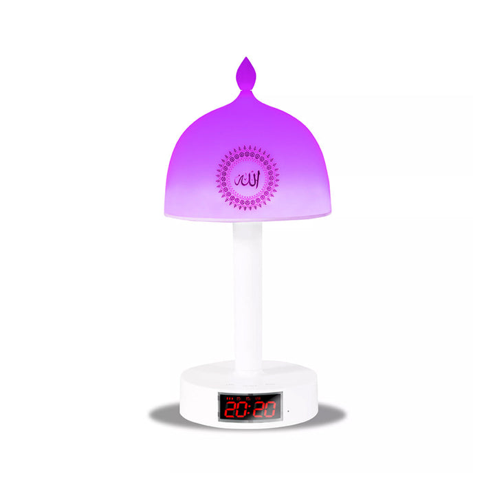 Quran Speaker Lamp Bluetooth Mp3 Player with color changing LED Touch Lamp & Azan Clock  