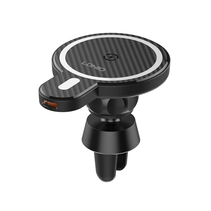 LDNIO MA20 15W Magnetic Wireless Car Charger Support 360°